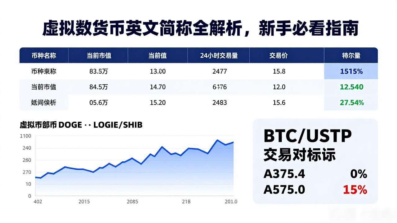 虚拟数字货币英文简称全解析，新手必看指南