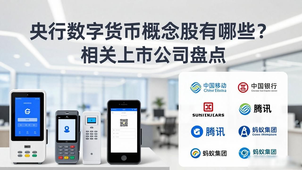 央行数字货币概念股有哪些？相关上市公司盘点