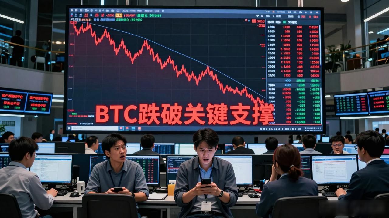 昨晚数字货币暴跌：BTC跌破关键支撑，散户慌了