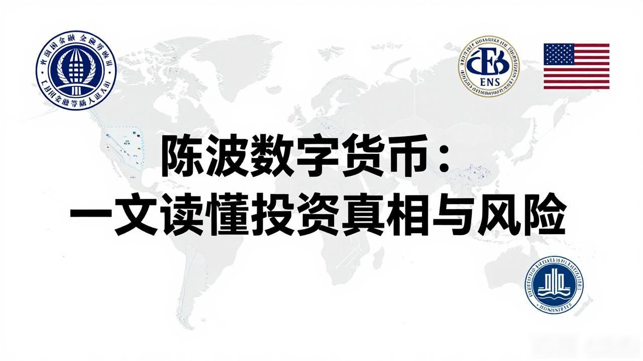 陈波数字货币：一文读懂投资真相与风险