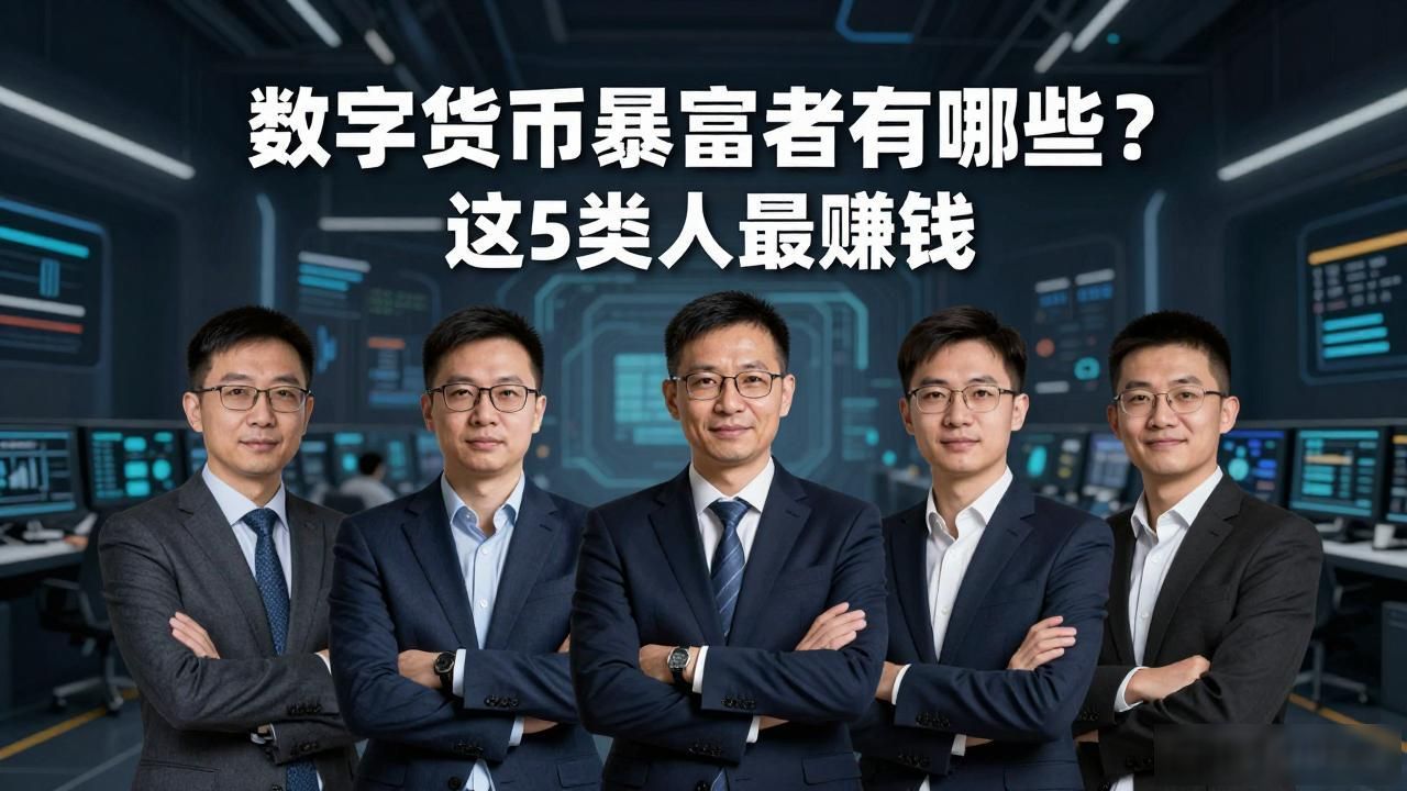 数字货币暴富者有哪些？这5类人最赚钱