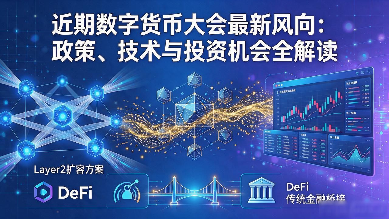 近期数字货币大会最新风向：政策、技术与投资机会全解读