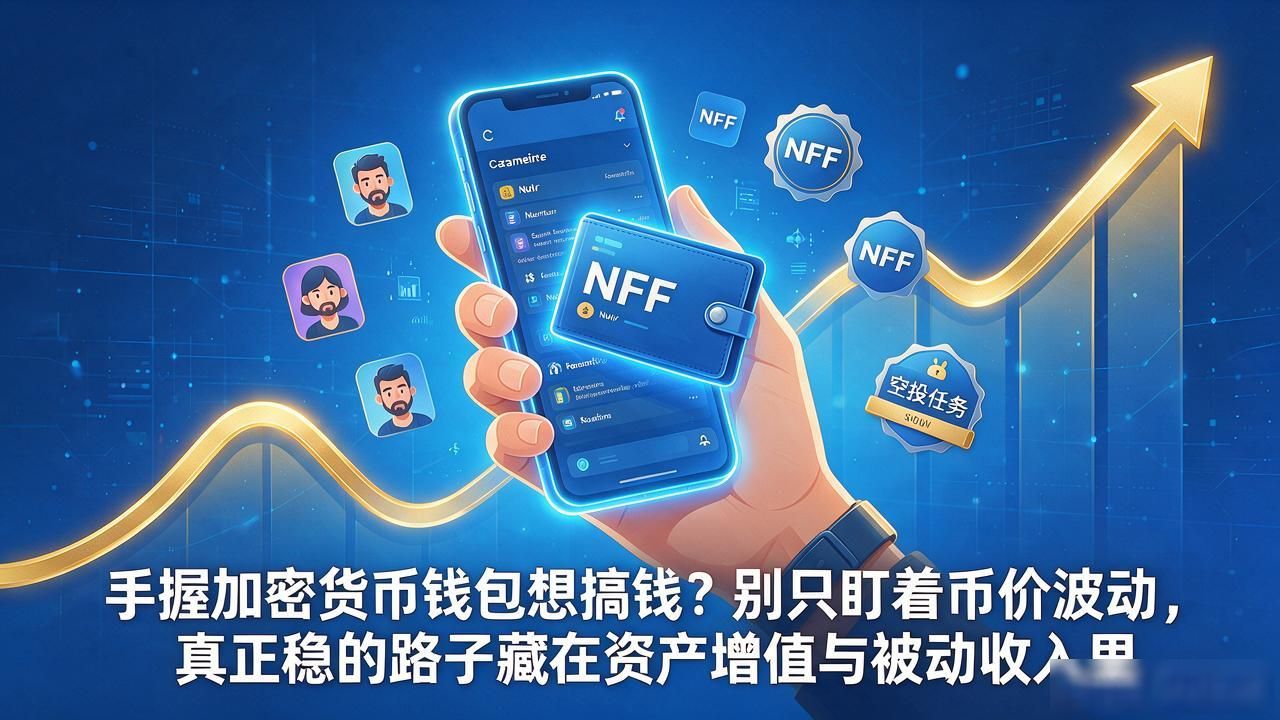 手握加密货币钱包想搞钱？别只盯着币价波动，真正稳的路子藏在资产增值与被动收入里。