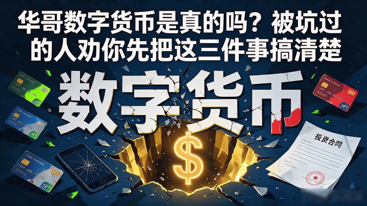 华哥数字货币是真的吗？被坑过的人劝你先把这三件事搞清楚